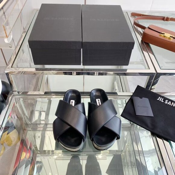 Jil Sander Women's Black Sandals - Picture 1 of 5